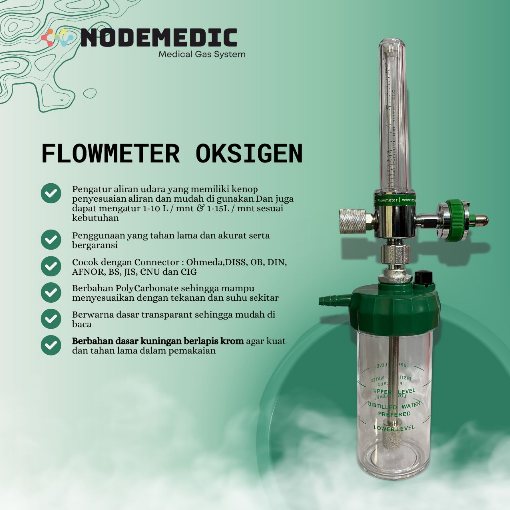 Flowmeter Oksigen NODEMEDIC