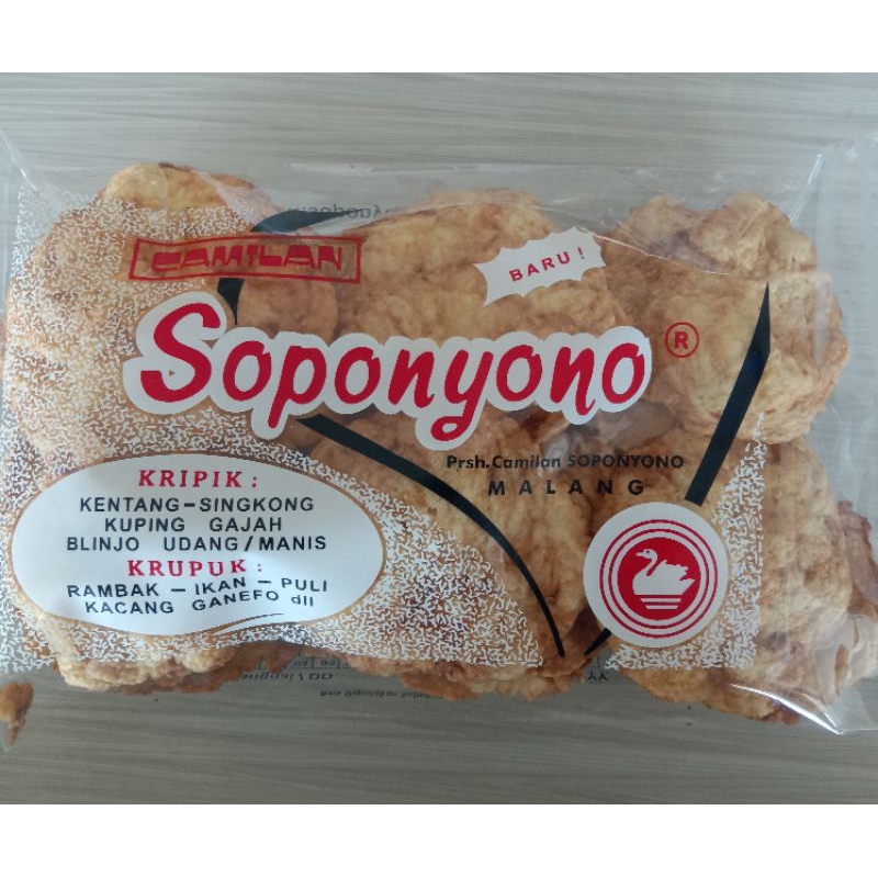 

Kripik Blinjo Pedas Soponyono