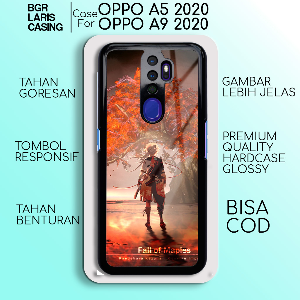 case oppo a5 2020 casing oppo a9 2020 terbaru motif aesthe genshin 03 keren lucu case hardcase sofca