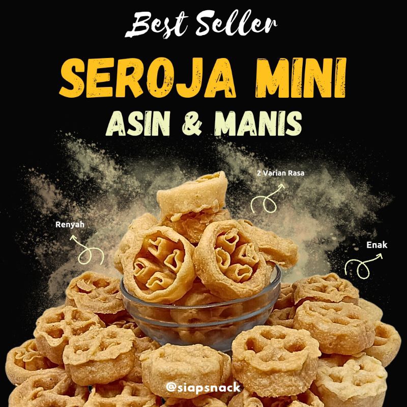 

Seroja Mini Asin dan Manis / Saroja Kembang Goyang