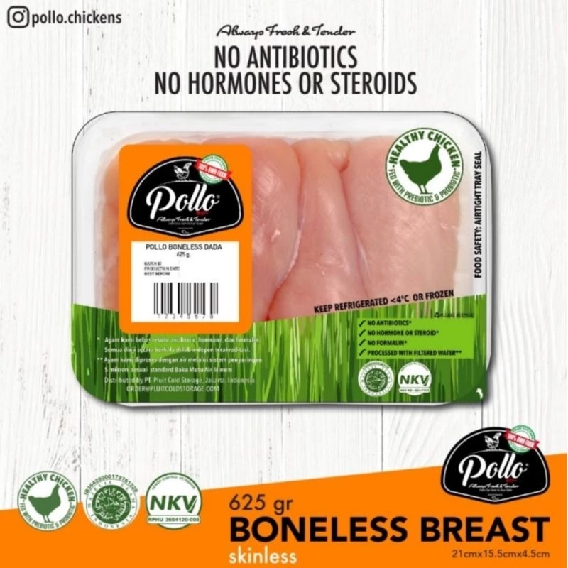 

Filet dada ayam POLLO chicken 625gr