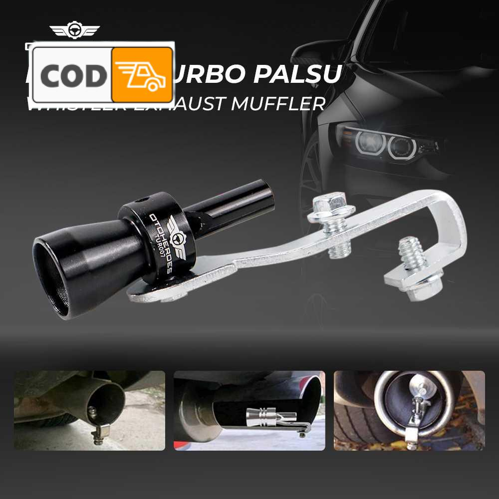 Penyiul Knalpot Turbo Suara Mobil Balap Aluminium Peluit Pluit Siul Kenalpot Keren Whistler Exhaust