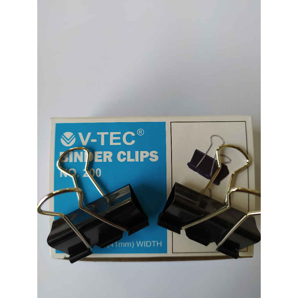 

Binder Clips / Penjepit Kertas V-Tec no.105, 107, 111, 155, 200, 260