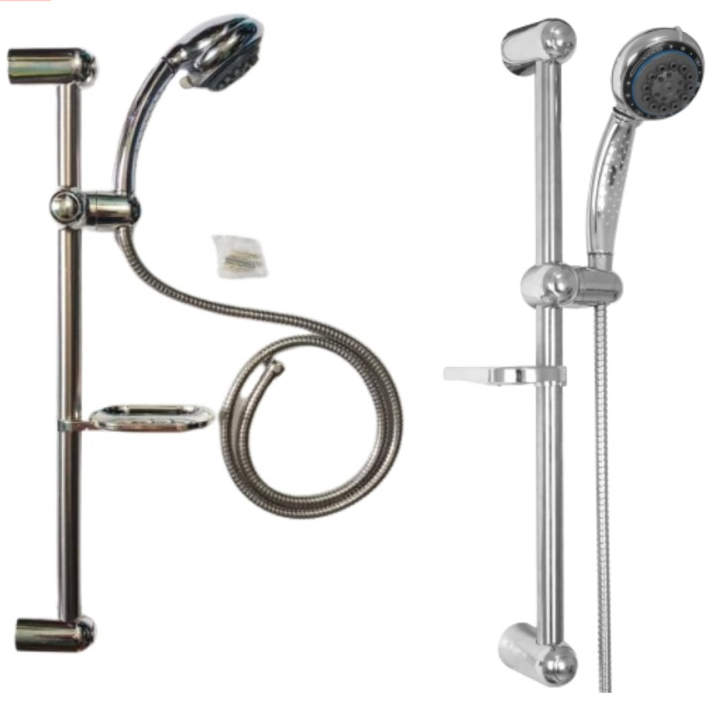 Hand Shower tiang Ss + Shower Kamar Mandi set Komplit Lengkap