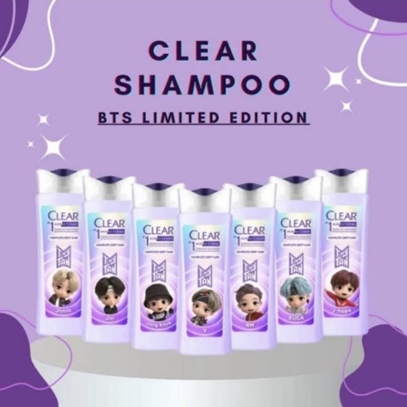 Clear shampoo Tiny Tan special edition BTS 160ml// clear complete soft care