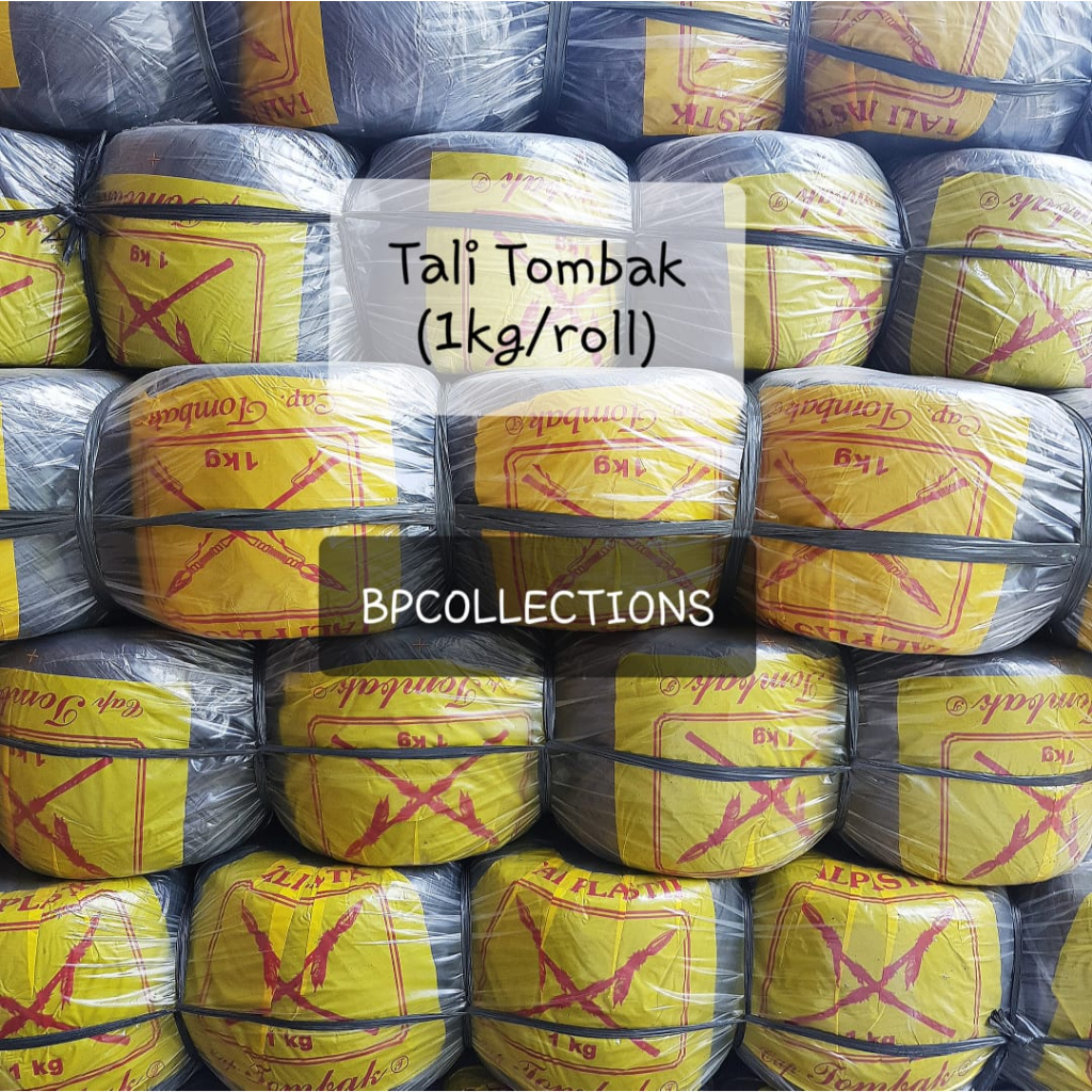 

TALI RAFIA 1KG FULL HITAM WARNA WARNI TOMBAK DORANG SANGAT KUAT PACKING GROSIR