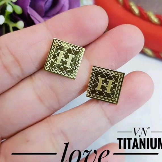 Anting Titanium tusuk Gold 278