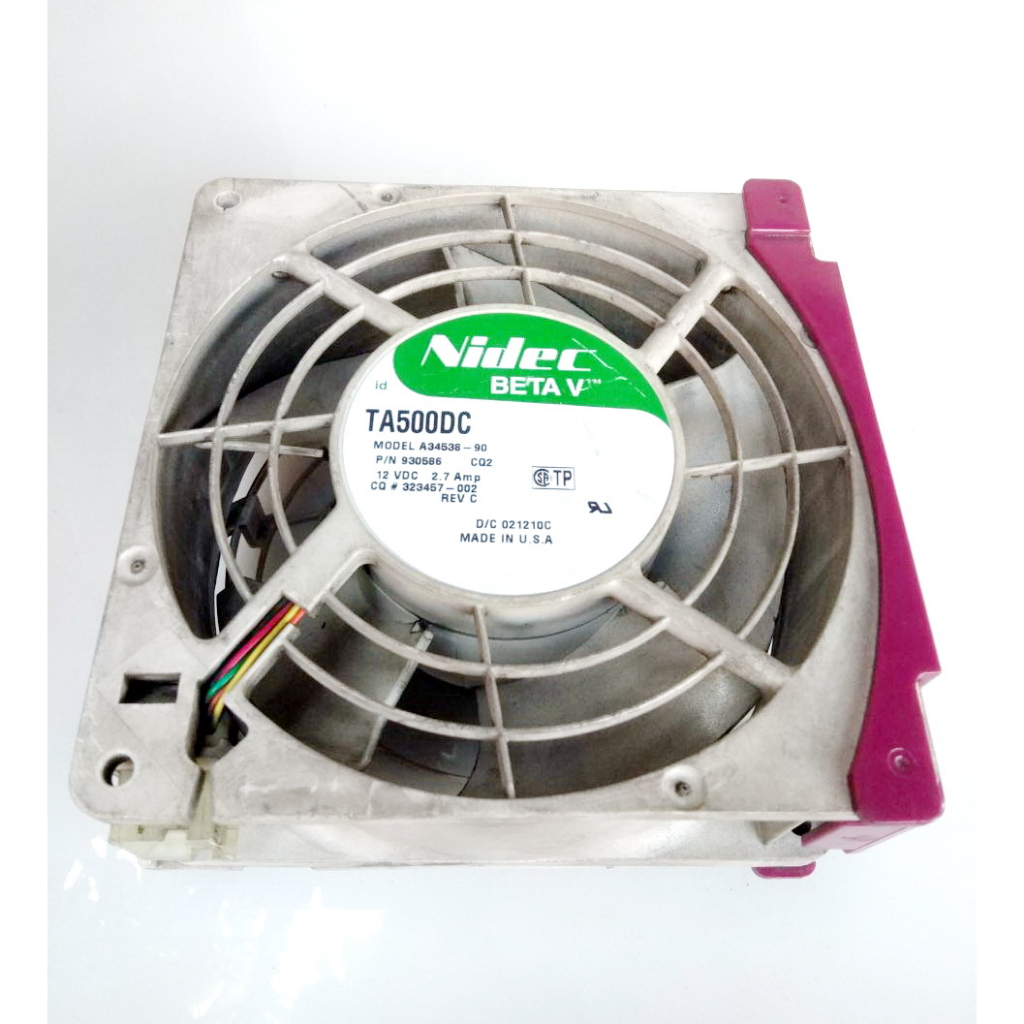 Fan dc Brushless NIDEC TA500DC 12vdc 2.7A 13x13x5cm