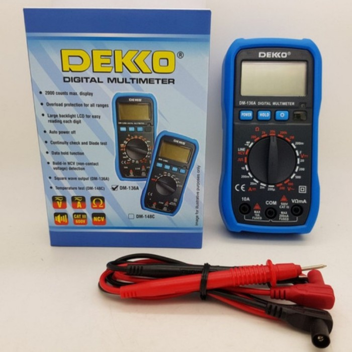 AVOMETER DIGITAL DEKKO DM-136A