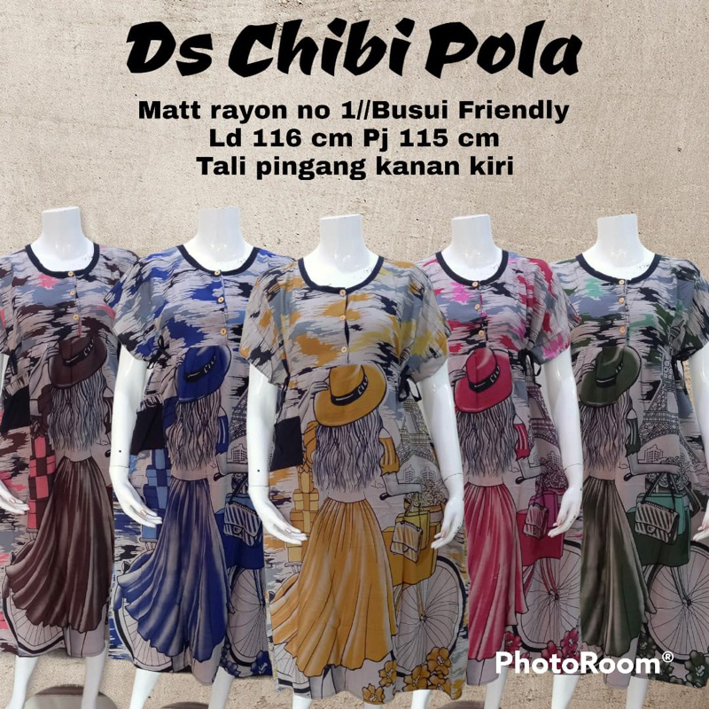 Daster Chibi pola | Daster Pola | Daster Kekinian | Daster Modern | Baju Kekinian | Baju Tidur