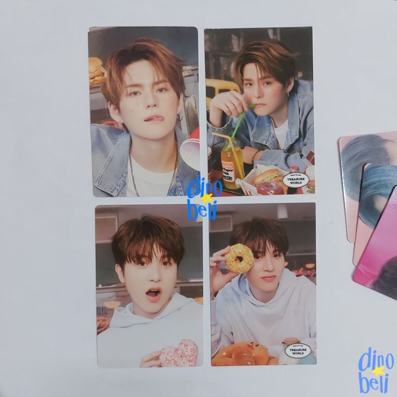 yoshi junghwan tworld treasure world binder pop up jikjin donat mangap burger pc photocard poca trea