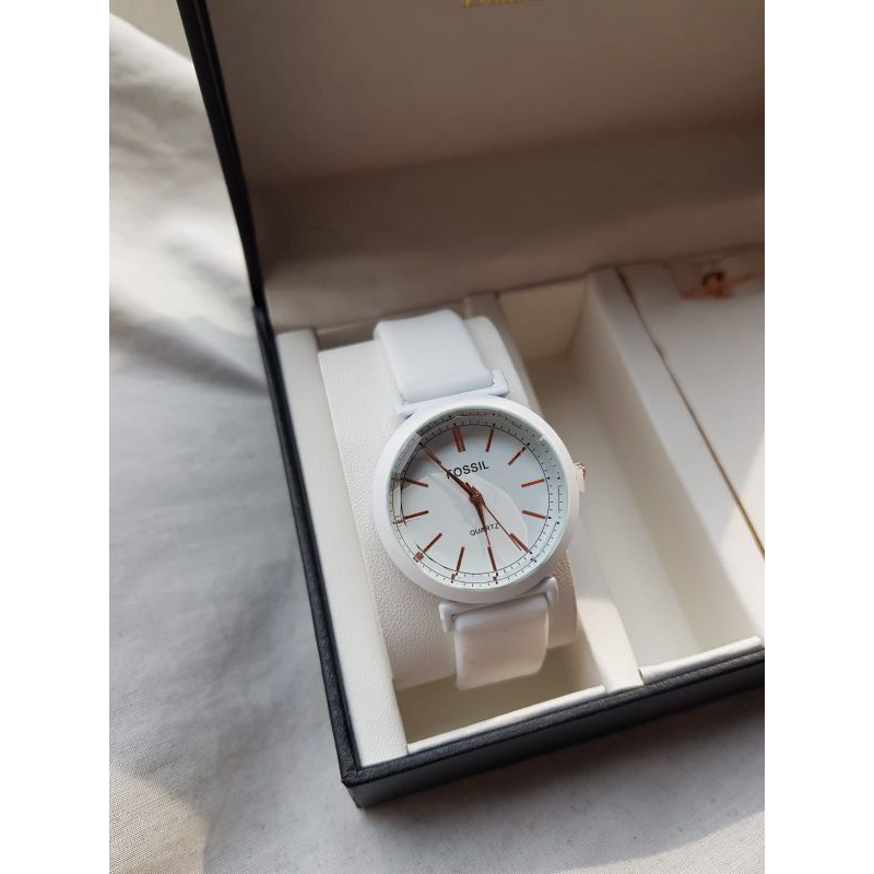 [COD] JAM TANGAN WANITA IMPORT FASHION FOSS DISPLAY ANALOG KARET