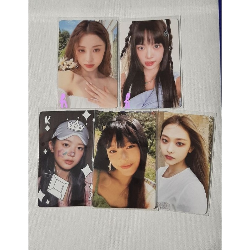 [BOOKED] Pc photocard yunjin sg23 eunchae qr pair pc newjeans