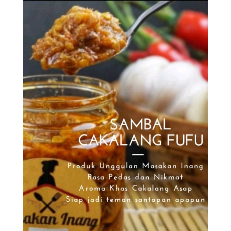 

Sambal Cakalang Fufu Masakan Inang 200gr (Attention: kalau gk kuat pedas jangan order ya)