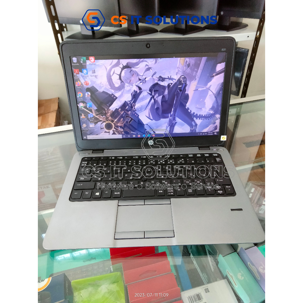 Laptop HP G1 820 / Core i5 RAM / 4GB DDR3L / SSD 128GB / Layar 12,5 Inch