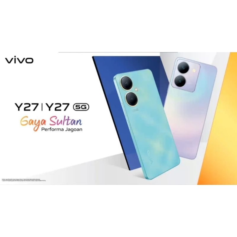 Vivo Y27 5G NFC Ram [ 6+6 / 128GB ] Extended Ram 6Gb Garansi Resmi Vivo