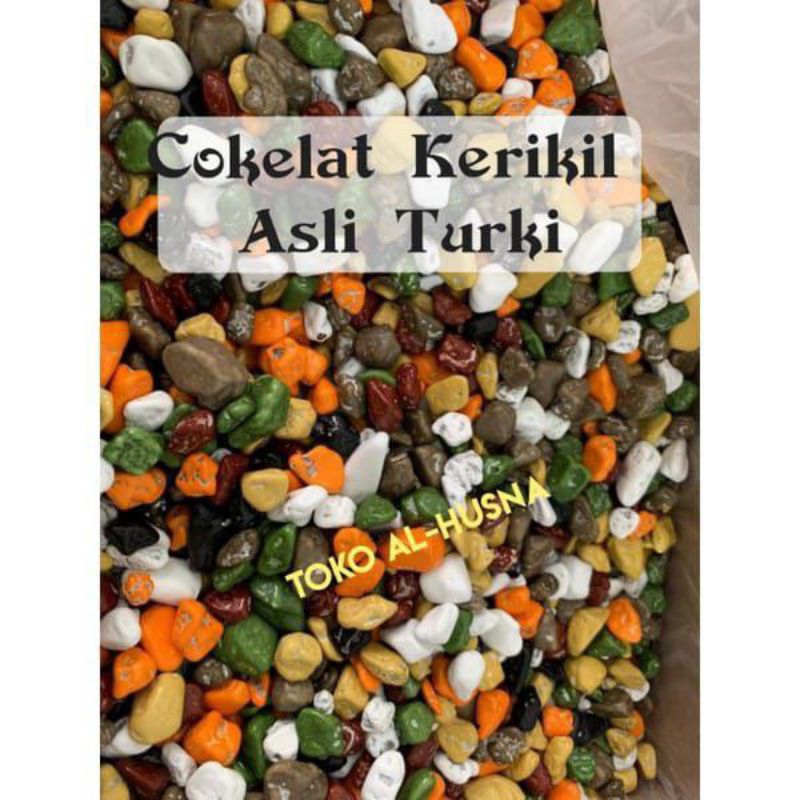 

Coklat Krikil Turki 500 gram/ Coklat Krikil Turki Fanatik /Coklat Oleh Oleh haji dan umroh