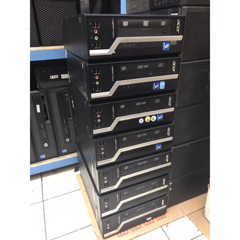 PC ACER SLIM  CORE I3 GEN 4 RAM 4 GB  SSD 128 GB DVD RW MANTAP