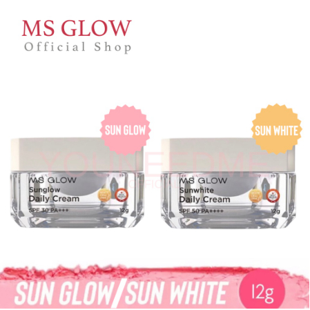 SUN WHITE | SUN GLOW MS GLOW | SUNSCREN | BB CREAM WHITE CELL DNA MS GLOW
