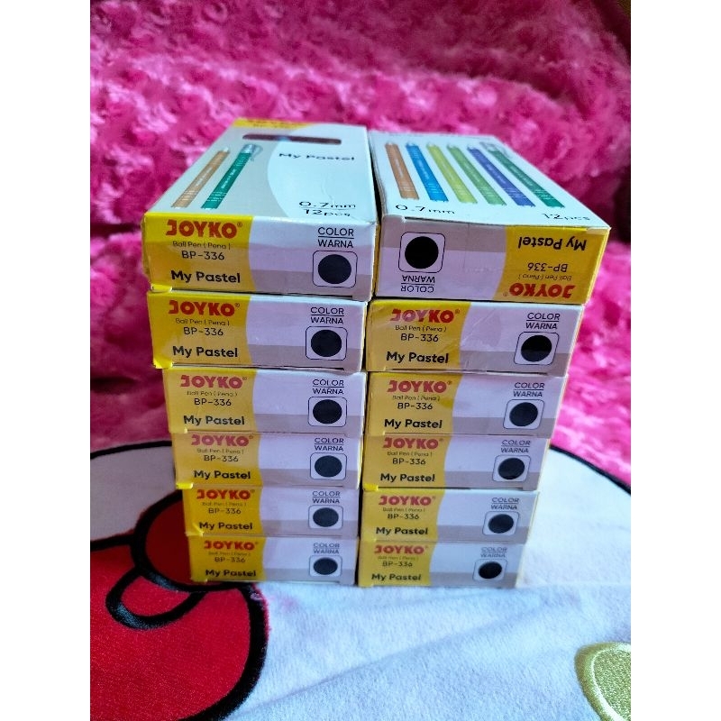

BULPEN JOYKO BP-336 MY PASTEL 1 PAK - ISI 12 PCS