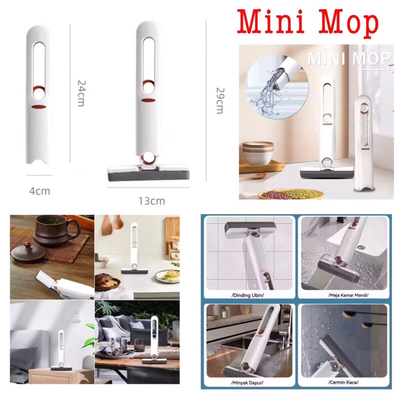 Alat Pel Pembersih Ruangan Home Car Portable Mini MOP