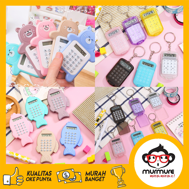 

MURMURE.ID | KALKULATOR 8 DIGIT MINI PORTABLE MOTIF BERUANG CALCULATOR TRAVEL TOMBOL KARET
