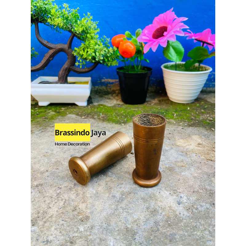 alas kaki kursi / alas kaki meja kuningan antik