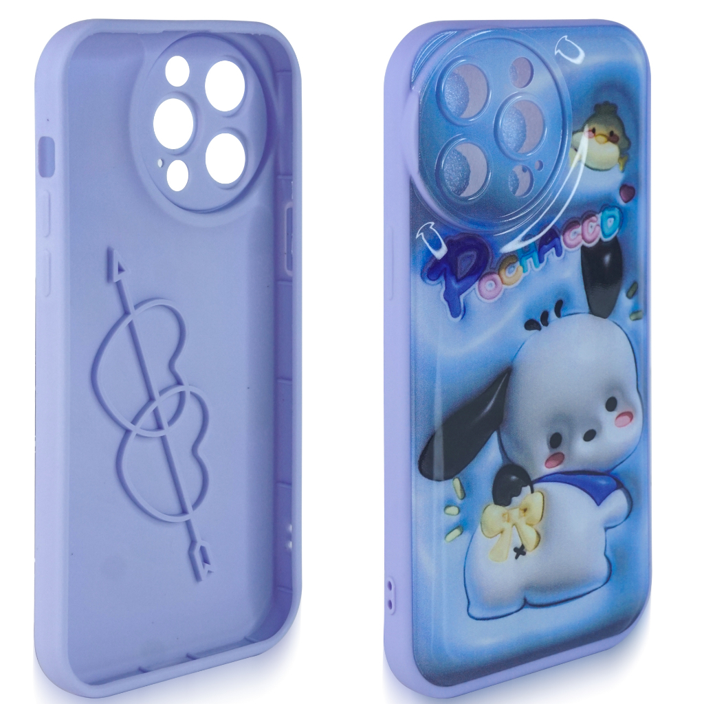 Soft Case Solicone Motif 3D Iphone X | XR | XS Max Casing Motif Kartun Lucu Kekinian