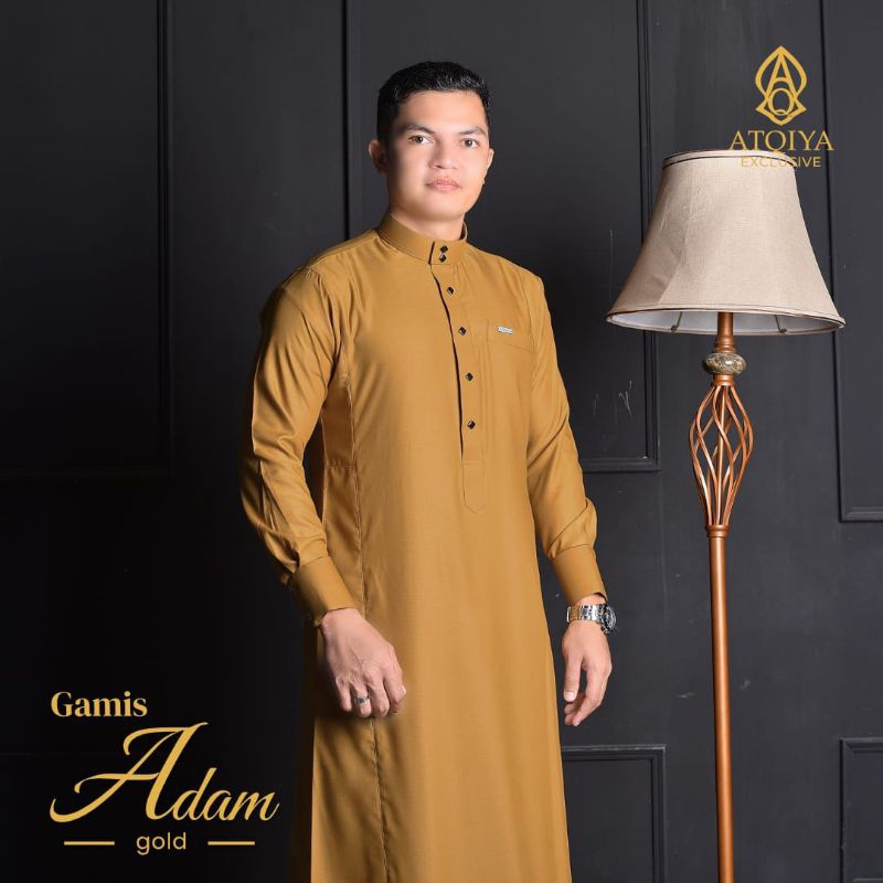 Gamis ADAM TOYOBO / Gamis Polos Trendy / Jubah Slimfit / Gamis Pria Elegan JUBAH ADAM BY ATQIYA EXCL