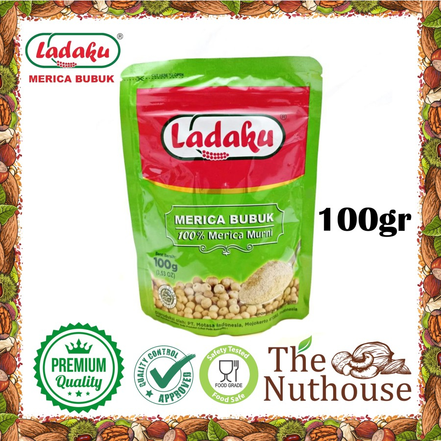 

LADAKU Merica Bubuk Murni / Pepper Powder 100gr [HALAL]