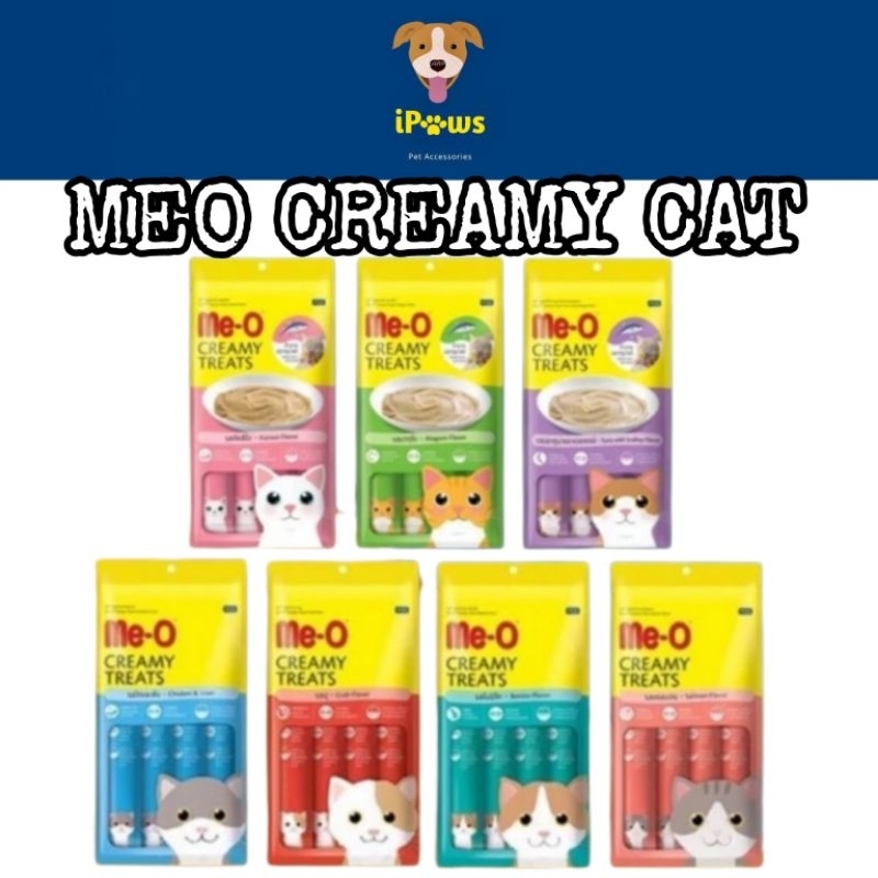 MEO CREAMY CAT TREATS ECERAN 1 PCS / LIQUID SNACK / CAT SNACK / CAT FOOD / WET FOOD / CEMILAN MAKANA