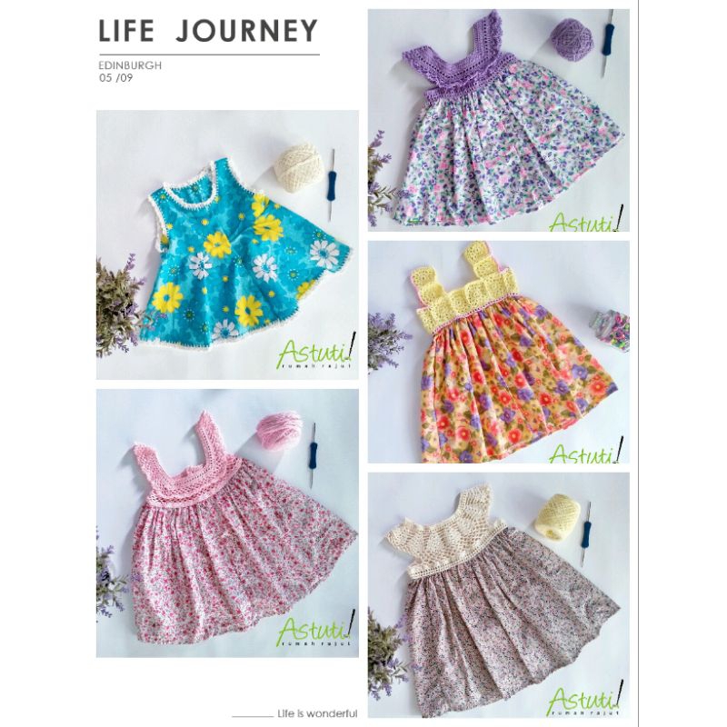 Baju Anak Balita Rajut Kombinasi Baju Rajut Anak Perempuan