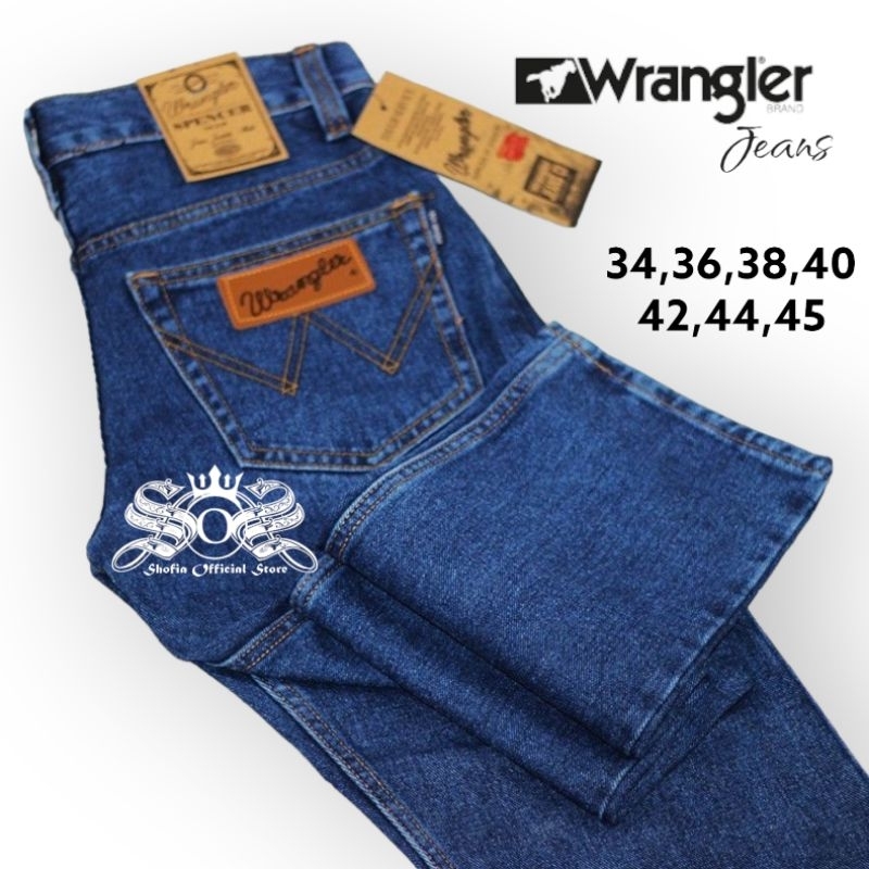 CELANA JEANS PRIA JUMBO ORIGINAL BIG SIZE WRANGLER 33 46