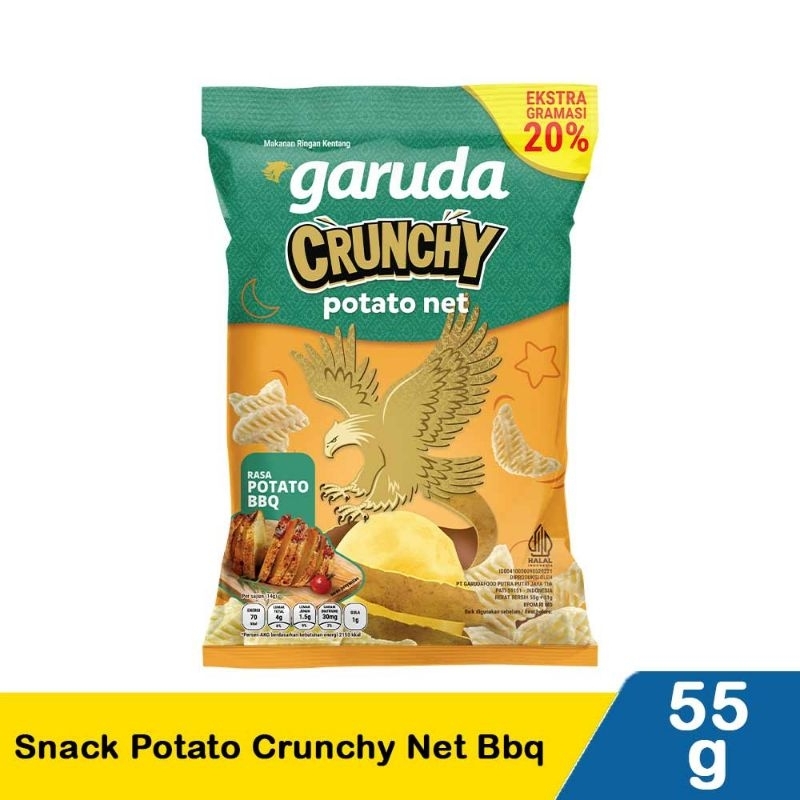 

Garuda Snack Potato Crunchy Net Potato Bbq 55G