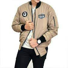 Bomber Satin Varsity Gaya Keren Kustom