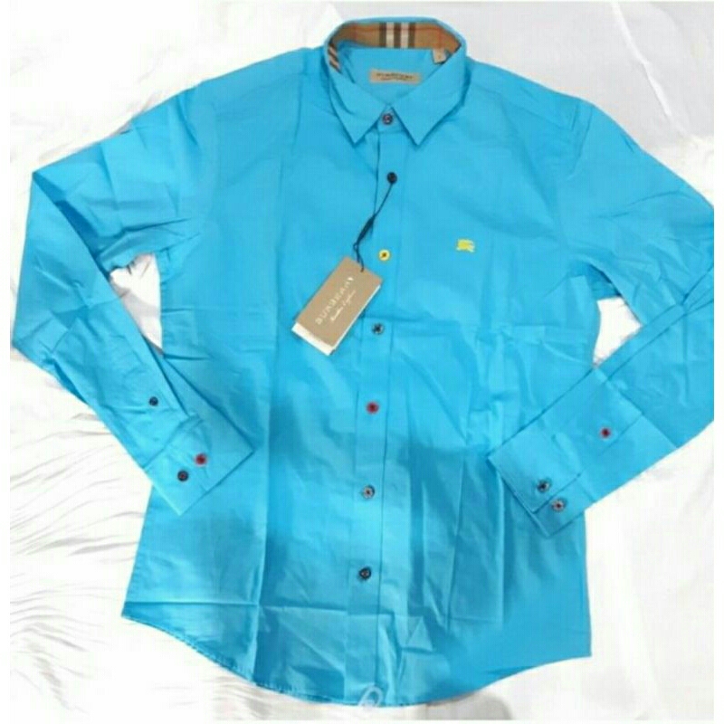 MIRROR QUALITY Embroidered Logo Plain Shirt