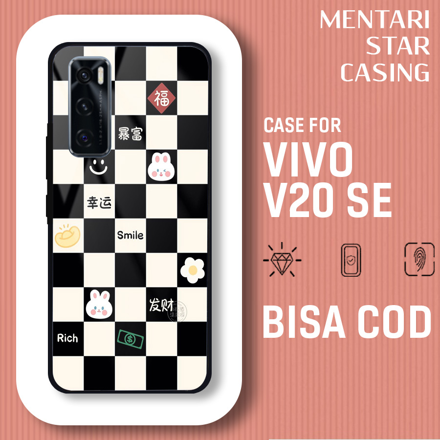 Case Vivo V20 Se Terbaru Kotak Cute Casing Vivo V20SE Terlaris Termurah Case Hardcase Softcase Glosy