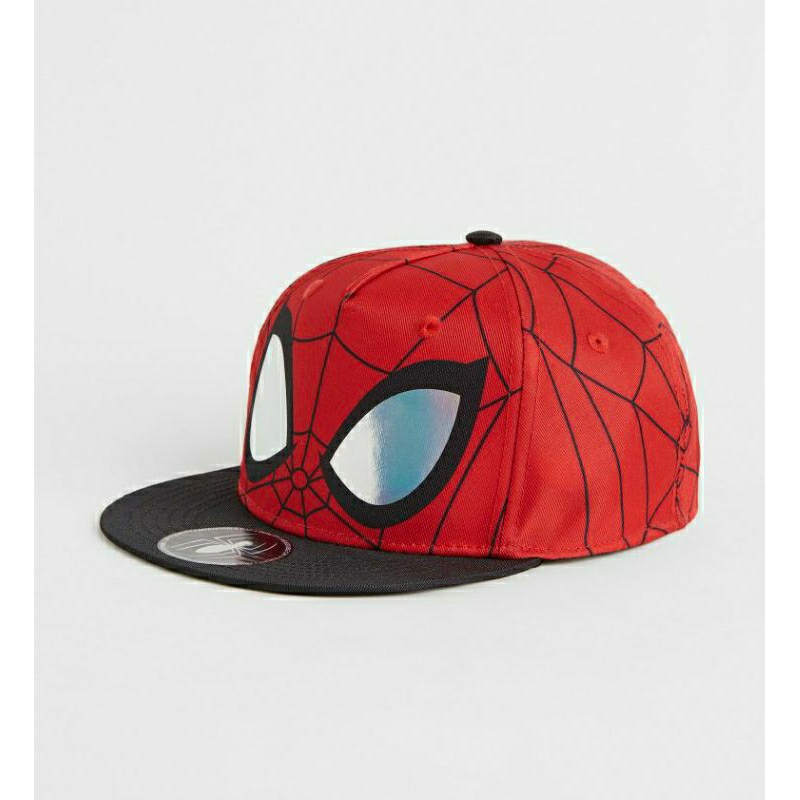 H&M Spiderman Cap size 3-7y dan 8-11y
