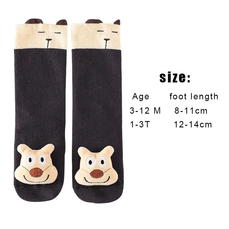 Kaos Kaki Bayi Panjang Model Boneka Selutut 0-3 Tahun