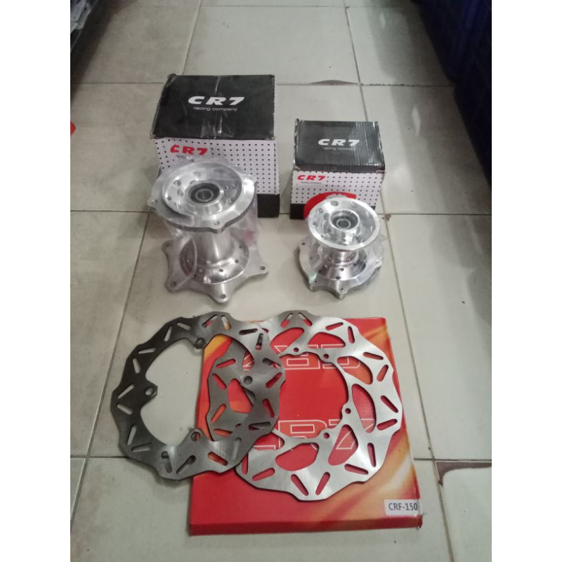 Tromol CRF150 depan / belakang + piringan CR7