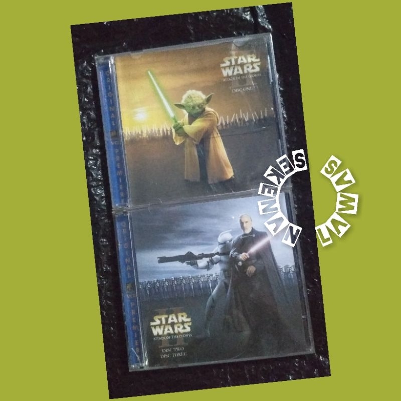 VCD Star Wars II /Original /Teks Indonesia /Mulus