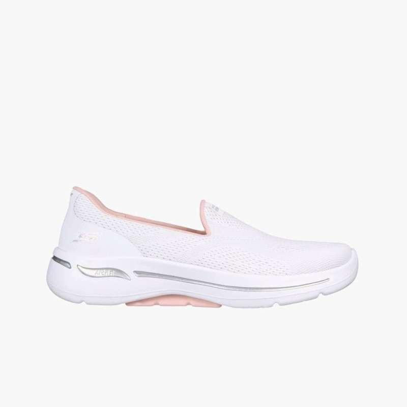 Sepatu Sneakers Wanita Skechers GO WALK ARCH FIT White Original