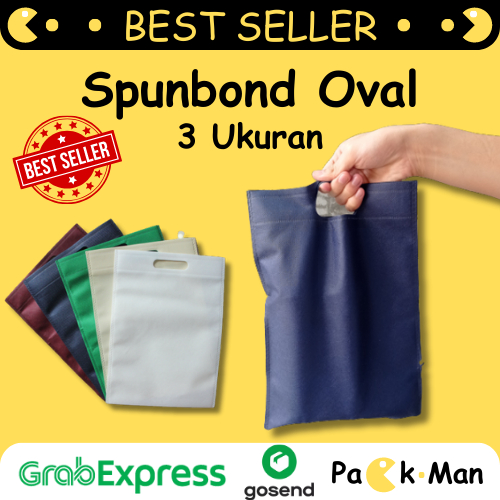 

Goodie Bag Tas Belanja Model Oval Kantong Kain Souvenir Termurah