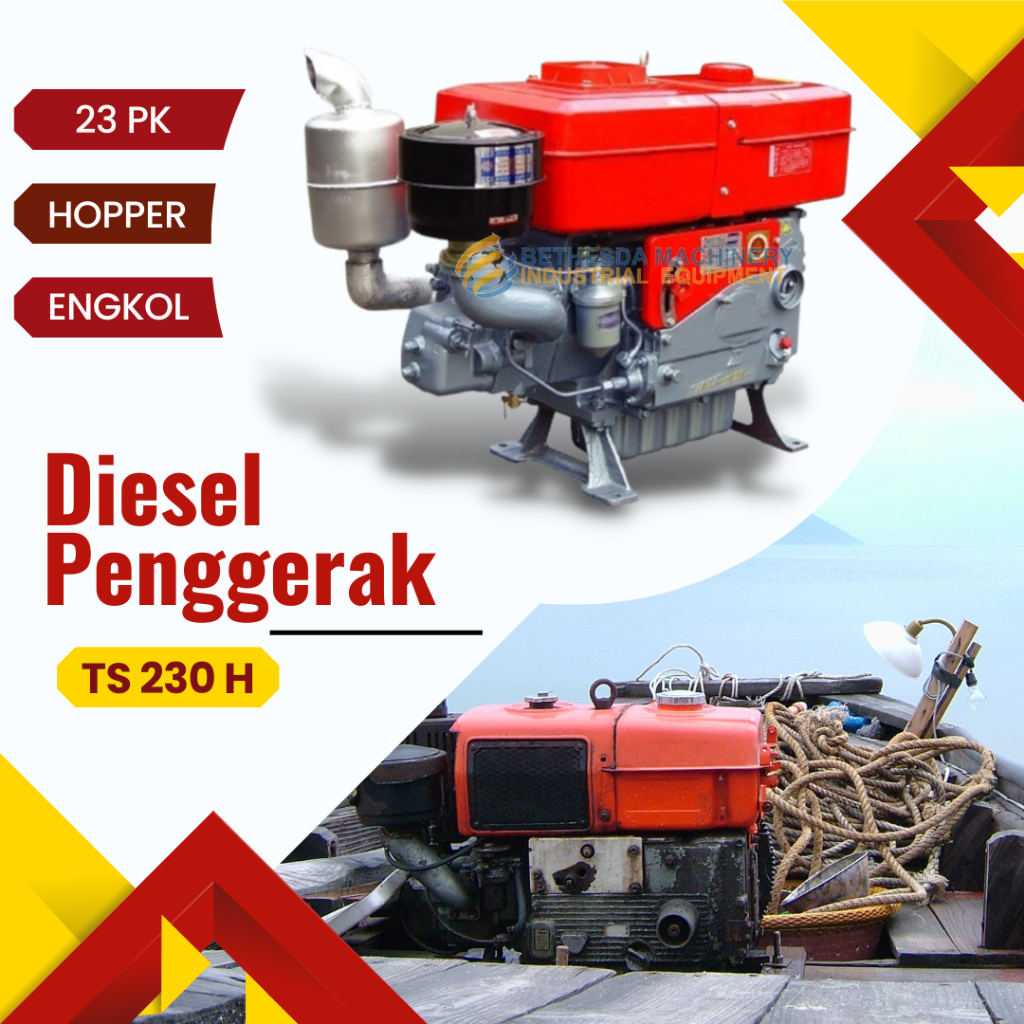 Mesin Diesel Penggerak 30 Pk / Engine TF 300 H Yanmar Hopper 30 hp
