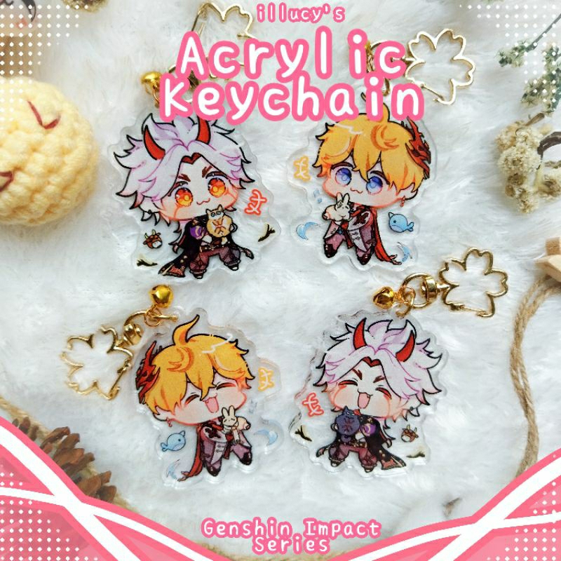 [LUCY] Genshin Original FANMERCH Acrylic Keychain ·˚◌₊·