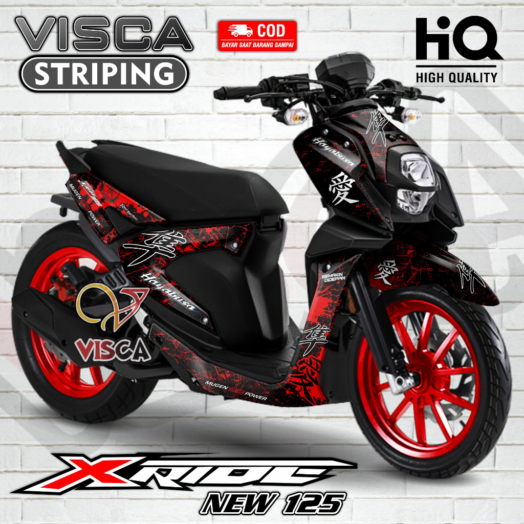 Decal X Ride 125 - Stiker X Ride 125 - Dekal X Ride 125 Full Body - Striping X Ride 125 Variasi - De