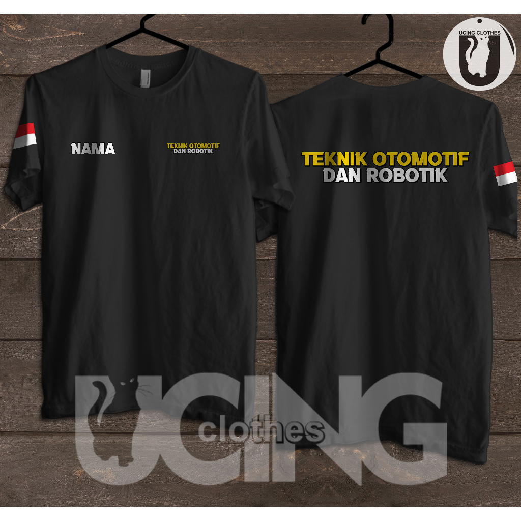 Kaos Baju Teknik Otomotif dan Robotik Gratis Nama Kamu Kaos Distro