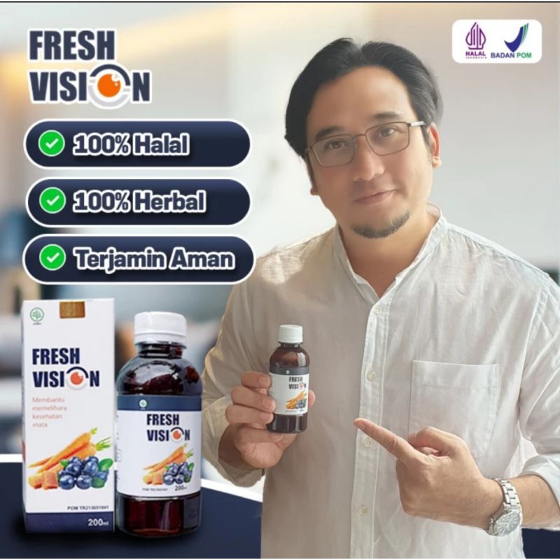 fresh vision  atasi mata merah dan minus mencegah katarak