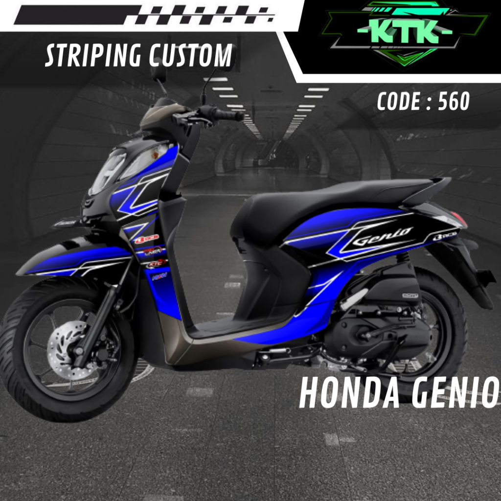 Stiker Lis Sticker List Les Striping Variasi Aksesoris Pelindung Body Decal Semi Full Body Logo Embl