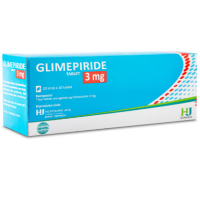 Glimepiride 3 mg 10 Tablet